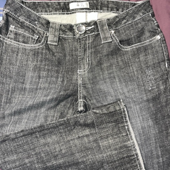 Metro 7 black capri, chino length denim! NWOT - Picture 1 of 6